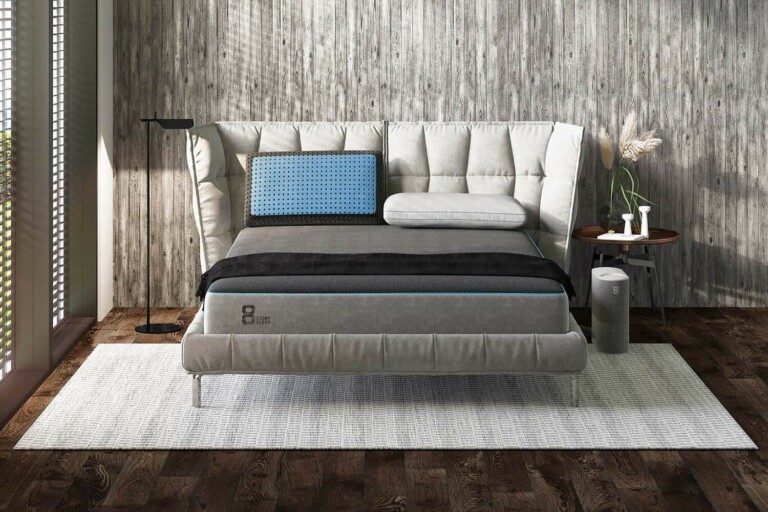Eight Sleep Carbon Air Pillow uses carbon-infused foam to absorb and remove body heat