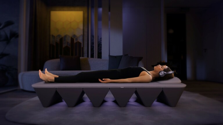 OPUS SoundBed vibroacoustic bed relieves stress and tension in as few as 7 minutes